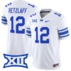 Jake Retzlaff Jersey #12 BYU Cougars Vapor Limited College Football Stitched White
