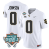 Jason Johnson Jersey #0 UCF Knights Unionhome Patch Vapor Football Stitched White
