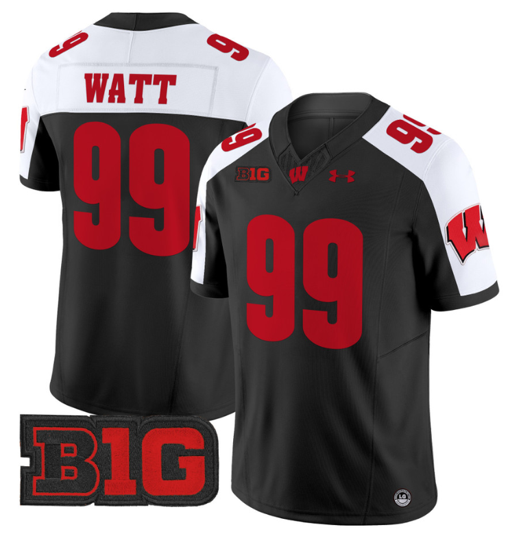 JJ Watt Jersey #99 Wisconsin Badgers Vapor Football Stitched Black Alternate 8 JJ Watt Jersey #99 Wisconsin Badgers Vapor Football Stitched Black Alternate