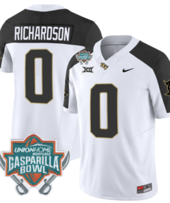 Johnny Richardson Jersey #0 UCF Knights Unionhome Patch Vapor Football Stitched Inverted