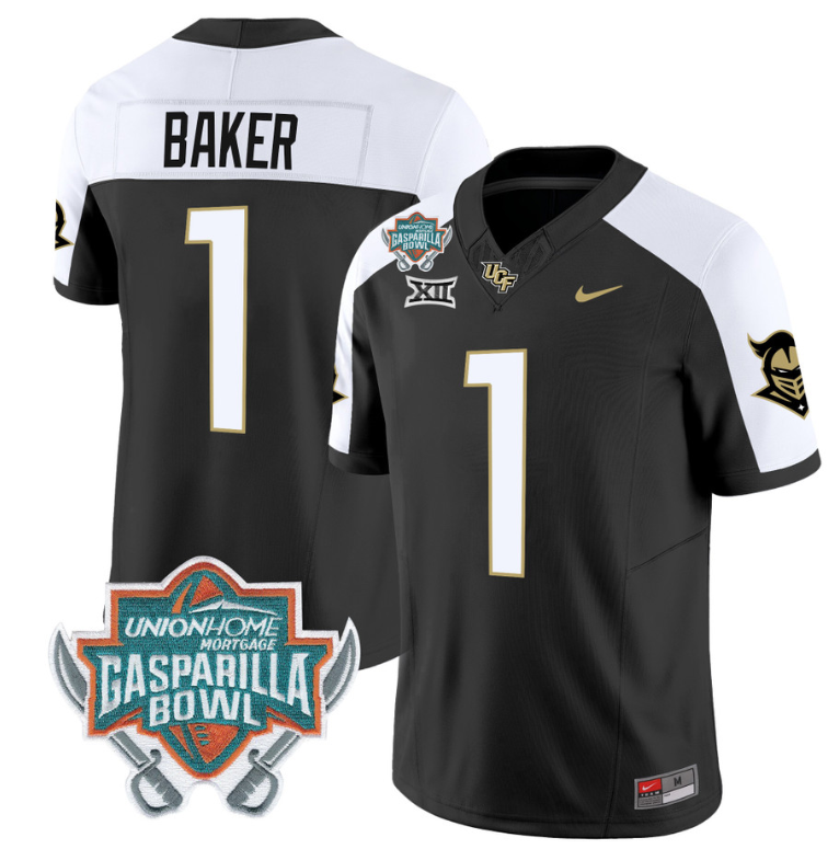 Javon Baker Jersey #1 UCF Knights Unionhome Patch Vapor Football Stitched Alternate 8 Javon Baker Jersey #1 UCF Knights Unionhome Patch Vapor Football Stitched Alternate