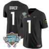 Javon Baker Jersey #1 UCF Knights Unionhome Patch Vapor Football Stitched Black