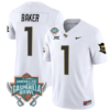 Javon Baker Jersey #1 UCF Knights Unionhome Patch Vapor Football Stitched White