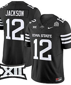 Jaylon Jackson Jersey #12 Iowa State Cyclones Vapor Limited College Football Stitched Black