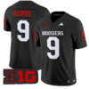 Kurtis Rourke Jersey #9 Indiana Hoosiers Vapor Limited Football Black