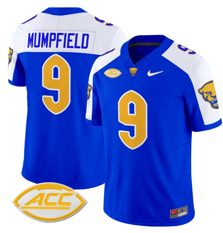 Konata Mumpfield Jersey #9 Pittsburgh Panthers Vapor Limited College Football Stitched Royal Alternate 8 Konata Mumpfield Jersey #9 Pittsburgh Panthers Vapor Limited College Football Stitched Royal Alternate