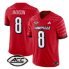 Lamar Jackson Jersey #8 Louisville Cardinals Vapor Football Stitched Red