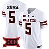 Michael Crabtree Jersey #5 Texas Tech Red Raiders Vapor Limited Football White