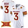 Rocco Becht Jersey #3 Iowa State Cyclones Vapor Limited College Football Stitched White