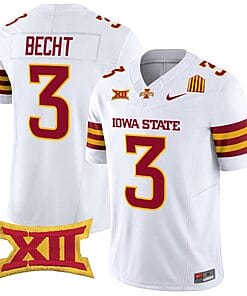 Rocco Becht Jersey #3 Iowa State Cyclones Vapor Limited College Football Stitched White