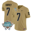 RJ Harvey Jersey #7 UCF Knights Unionhome Patch Vapor Football Stitched Gold