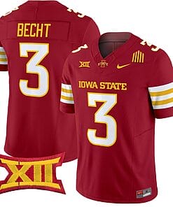 Rocco Becht Jersey #3 Iowa State Cyclones Vapor Limited College Football Stitched Cardinal