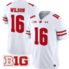 Russell Wilson Jersey #16 Wisconsin Badgers Vapor Football Stitched White