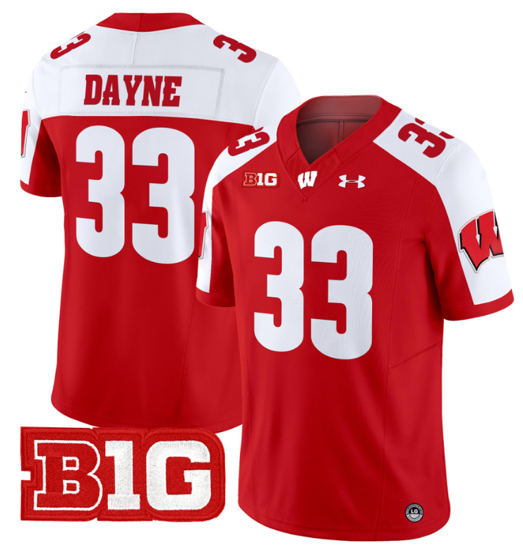Ron Dayne Jersey #33 Wisconsin Badgers Vapor Football Stitched Red Alternate 8 Ron Dayne Jersey #33 Wisconsin Badgers Vapor Football Stitched Red Alternate