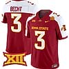 Rocco Becht Jersey #3 Iowa State Cyclones Vapor Limited College Football Stitched Cardinal Alternate