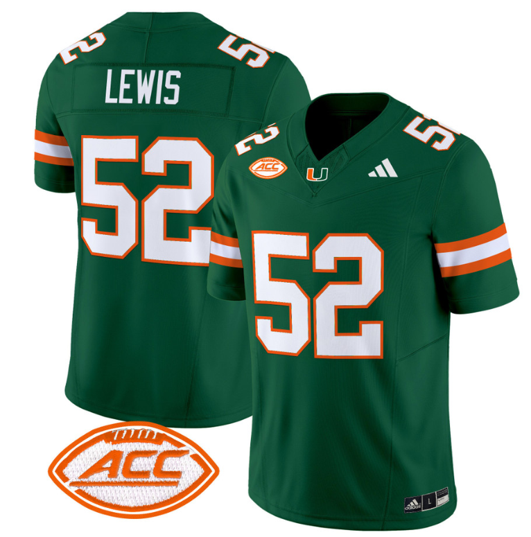 Ray Lewis Jersey #52 Miami Hurricanes Vapor Football Stitched Green 8 Ray Lewis Jersey #52 Miami Hurricanes Vapor Football Stitched Green