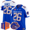 Sire Gaines Jersey #26 Boise State Broncos Vapor Limited College Football Stitched Royal Alternate
