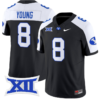 Steve Young Jersey #8 BYU Cougars Vapor Limited College Football Stitched Black Alternate