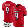 Tyler Shough Jersey #9 Louisville Cardinals Vapor Football Stitched Red 4 Tyler Shough Jersey #9 Louisville Cardinals Vapor Football Stitched Red