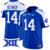 Ty Detmer Jersey #14 BYU Cougars Vapor Limited College Football Stitched Royal Alternate