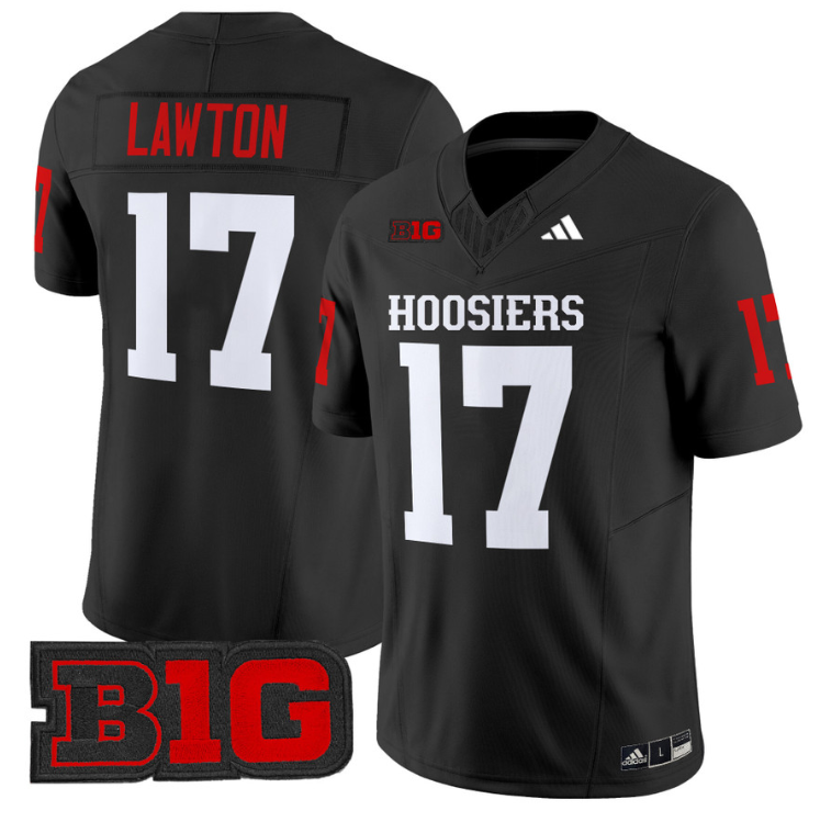 Ty Son Lawton Jersey #17 Indiana Hoosiers Vapor Limited Football Black 8 Ty Son Lawton Jersey #17 Indiana Hoosiers Vapor Limited Football Black