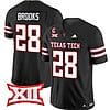 Tahj Brooks Jersey #28 Texas Tech Red Raiders Vapor Limited Football Black