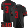 Tawee Walker Jersey #3 Wisconsin Badgers Vapor Football Stitched Black