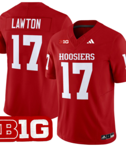 Ty Son Lawton Jersey #17 Indiana Hoosiers Vapor Limited Football Crimson