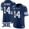 Ty Detmer Jersey #14 BYU Cougars Vapor Limited College Football Stitched Navy