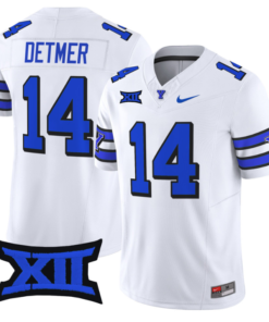 Ty Detmer Jersey #14 BYU Cougars Vapor Limited College Football Stitched 1996 Throwback