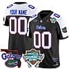 Custom Florida Gators Jersey 2025 Gasparilla Bowl Patch Football Black Alternate