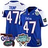 Donald Trump Jersey #47 Florida Gators 2025 Gasparilla Bowl Patch Royal Alternate 5 Donald Trump Jersey #47 Florida Gators 2025 Gasparilla Bowl Patch Royal Alternate