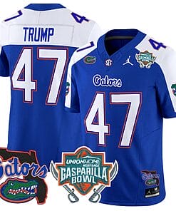 Donald Trump Jersey #47 Florida Gators 2025 Gasparilla Bowl Patch Royal Alternate