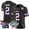 DJ Lagway Jersey #2 Florida Gators 2025 Gasparilla Bowl Patch Black