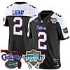 DJ Lagway Jersey #2 Florida Gators 2025 Gasparilla Bowl Patch Black Alternate