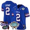 DJ Lagway Jersey #2 Florida Gators 2025 Gasparilla Bowl Patch Royal