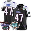 Donald Trump Jersey #47 Florida Gators 2025 Gasparilla Bowl Patch Black Alternate