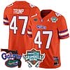 Donald Trump Jersey #47 Florida Gators 2025 Gasparilla Bowl Patch Orange 5 Donald Trump Jersey #47 Florida Gators 2025 Gasparilla Bowl Patch Orange