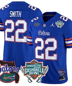 Emmitt Smith Jersey #22 Florida Gators 2025 Gasparilla Bowl Patch Royal