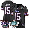 Graham Mertz Jersey #15 Florida Gators 2025 Gasparilla Bowl Patch Black