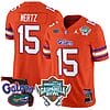 Graham Mertz Jersey #15 Florida Gators 2025 Gasparilla Bowl Patch Orange