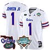 Montrell Johnson Jr Jersey #1 Florida Gators 2025 Gasparilla Bowl Patch White 5 Montrell Johnson Jr Jersey #1 Florida Gators 2025 Gasparilla Bowl Patch White