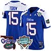 Tim Tebow Jersey #15 Florida Gators 2025 Gasparilla Bowl Patch Royal Alternate 5 Tim Tebow Jersey #15 Florida Gators 2025 Gasparilla Bowl Patch Royal Alternate