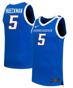 Allie Hueckman Jersey #5 Boise State Broncos NIL Basketball Royal