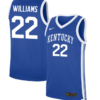 Amari Williams Jersey #22 Kentucky Wildcats NIL Basketball Royal