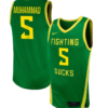 Amina Muhammad Jersey #5 Oregon Ducks NIL Basketball Green 5 Amina Muhammad Jersey #5 Oregon Ducks NIL Basketball Green