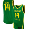 Ari Long Jersey #14 Oregon Ducks NIL Basketball Green 4 Ari Long Jersey #14 Oregon Ducks NIL Basketball Green