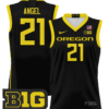 Brandon Angel Jersey #21 Oregon Ducks 2024 Lightweight Basketball Black
