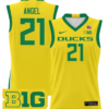 Brandon Angel Jersey #21 Oregon Ducks 2024 Lightweight Basketball Yellow