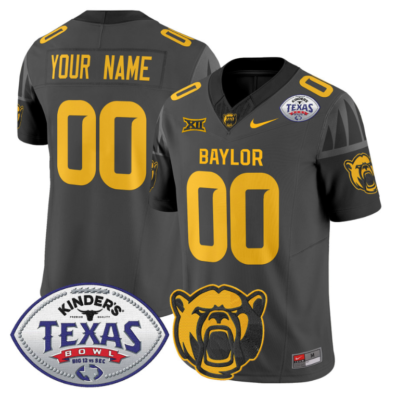 Custom Baylor Bears Jersey 2024 Texas Bowl Patch Football Stitched